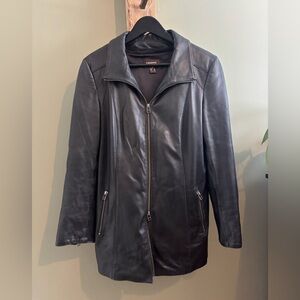 Danier Black Leather Jacket